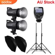 2X Godox SK400II Studio Flash + 95cm Softbox + Stand + XPro-S Trigger for Sony