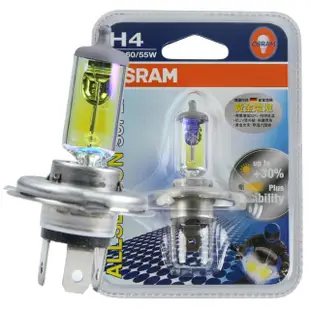 【Osram 歐司朗】機車黃金燈泡 H4 12V/60/55W(公司貨)