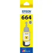 Genuine Epson T664 Yellow EcoTank