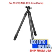 Leofoto SA-363CX+MG-40X Arca Clamp Outdoors Tripod with Ball Head