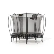VULY Thunder 2 Large 13ft Springless Trampoline with Enclosure - Round Kids Trampolines Bundle With Basketball Hoop