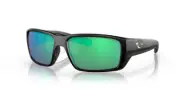 Costa Del Mar Fantail Pro Unisex Sunglass Black/Polarized Green Mirror 580G 60mm