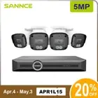 SANNCE 5MP PoE Security Camera System 8CH NVR IR Night Vision Home Surveillance