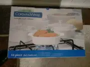 CorningWare New Pyroceram Casserole Just White (Made in France)