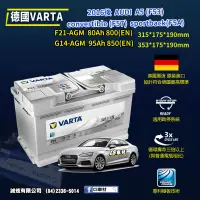 在飛比找蝦皮購物優惠-CS車材 - VARTA 華達電池 AUDI A5 (F53