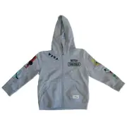Disney Mickey and Friend Patchwork Toddler Hooded Jacket with Full Zipper - NWT