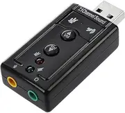 JCAKES 7.1 Channel USB External Sound Card Audio
