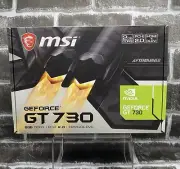 MSI NVIDIA GeForce GT 730 N730K-2GD3H/LPV1 2GB DDR3 DL-DVI-D/HDMI/D-SUB
