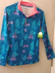 Athletic Pullover Sz Small Long Sleeve 1/4 Zip By Gula Really Nice !