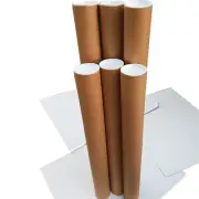 10-850x90x1.8mm High Quality Brown Kraft Cardboard Mailing Tubes In Melbourne