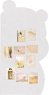 Felt Cork Board,Push Pin Panels Decorative Picture Display Board - Wall Bulletin Panel Multipurpose Photo Holder for Living Room Bedroom