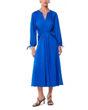 Whistles Molly Satin Midi Dress 8 UK/4 US