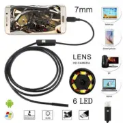 7mm USB Endoscope Borescope 6 LED Inspection Camera for Android Mobile Phone PC