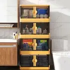 Space-saving Storage Container Clothing Organizer Transparent Collapsible Box