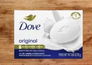 Dove Beauty Bar Soap Original 1/4 Moisturizing Cream 2.6 Oz