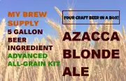 Azacca Blonde Ale Advanced ALL GRAIN 5 Gal Beer Ingredient Kit by My Brew Supply