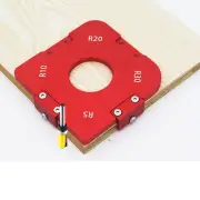 Woodworking Router Round Corner Radius Template Router Table Corner Radius Jig Wooden Board Arc Cutting Auxiliary Tool D