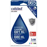 Calidad Ink Cartridges Canon PGI-680XL Assorted 5 Pack