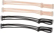 [FOMIYES] 2 Pairs Bra Straps Replacement Extension for Women's Seamless Bras Elastic Extender for Dress Tube Tops