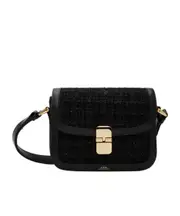 Logo adjustable shoulder strap shoulder bag One size Black
