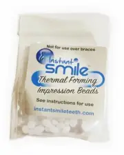 Thermal Fitting Beads, Fix Missing and Broken Teeth, Instant Smile –Pack 2
