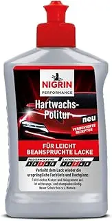 NIGRIN Performance Hard Wax Polish, Cleans Effectively in Just One Step, Polishes Gently, Smooths Light Scratches, Provides Colour Freshness and Deep Shine, Silver, 300 ml