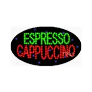 LED Neon Sign Espresso Cappuccino 27"L x 15"H #24201