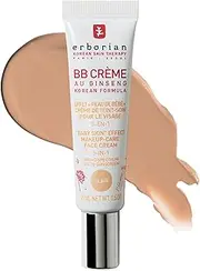 Erborian BB Cream with Ginseng, Fair (Clair) - Lightweight Buildable Coverage with SPF 20 & Ultra-Soft Matte Finish Minimizes Pores & Imperfections - Korean Face Makeup & Skincare - 0.5 Oz