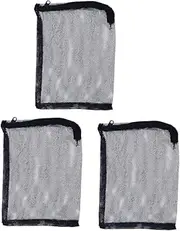 Ipetboom Aquarium Filter Media Bag 20x30cm Nylon Mesh Filter Bag Zipper Closure for Bio and Activated Carbon