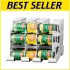 First In First Out 54-Can Capacity Organizer Rack for Kitchen Efficiency
