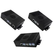 All-In-One Mini-Computer Kit for Raspberry Pi 5 with PCIe Extending to Gigabit Ethernet 4-Port USB 3.2 Gen1 M.2 Interfac