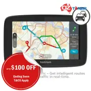 Tomtom GO 520 5" WiFi GPS Navigation System+Hands Free Calling+World Maps+Update
