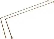 2 Pieces of Copper Rods Copper Detection Can Find Tools Designage Conventional Poles, Which are Available for Outdoor Use
