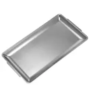 Small Baking Trays Grill Plate Round Cake Pans Silver Travel