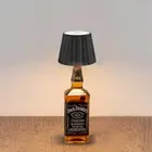 Wine Bottle Light Portable Touch Table Lamp for Outdoor Dining Bedroom Bars