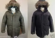 NWT Eddie Bauer North Slope All-Purpose 600 FillP Down Parka Raven/Caper $369