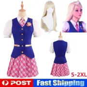 Barbie Princess Charm School Delancey Devin Cosplay Costume Wig Party Outfits