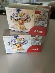 POKEMON PRISMATIC EVOLUTIONS COSTCO 2 PACK 2X | ETB TRAINER BOX & BOOSTER BUNDLE