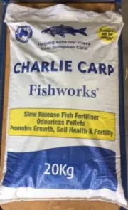Charlie Carp Fishworks 20KG Slow Release Pellets Fertilizer