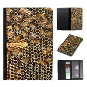 PASSPORT ITINERARY ORGANIZER|SWARM OF BEES IN HONEY COMB #1