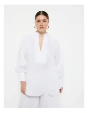 [Commonry] Myra Blouse in White