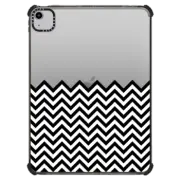 iPad Air (4th/5th gen) iPad Impact Case Dipped in Black and White Chevron