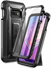 SUPCASE For Samsung Galaxy S10e, Fullbody with Screen Case Kickstand Cover BLACK