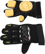 BCOATH 1 Pair Skateboard Protective Gloves for Adults Downhill Slide Gear with Integrated Brake Sliders Designed for Various Skateboarding Scenarios