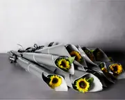 Bulk Individually Wrapped Sunflowers (10-300)