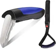 NINEMAX Car Door Grab Handle and Strap Tool Kit - Mobility Aid Auto Assist Grab Bar Vehicle Seat Transfer Handles Handicapped Accessories - car Door Assist Handle for Elderly(Blue)