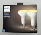 Philips Hue White Ambiance 2-Pack BR30 LED Smart Bulbs Bluetooth compatible