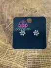 Paparazzi Christmas SNOWFLAKE ❄️ White #3 ❄️ Stud Post back Earrings