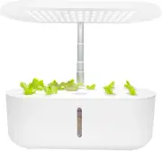 Hydroponics Growing System with 24W LED Grow Light, 10 Pods Indoor Herb Gardenin