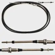 Uflex Boat Bulkhead Control Cable C64BBX25 | 4300 / 43BC Series 25 FT